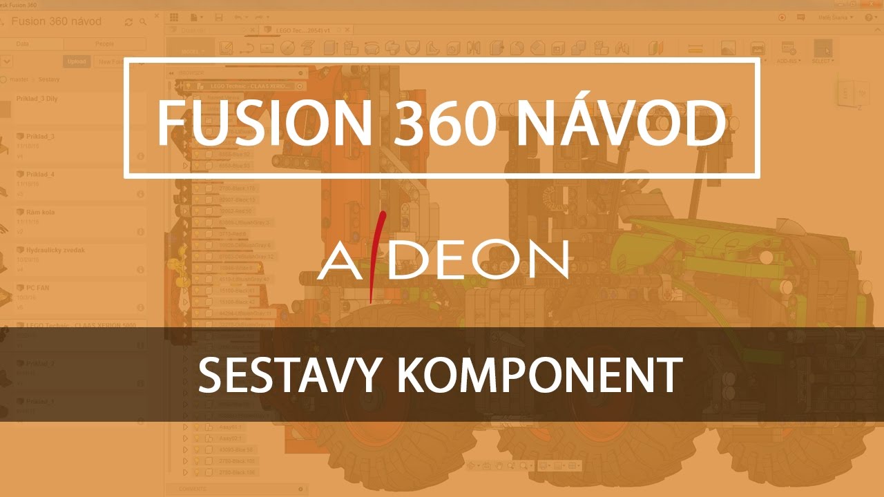 Fusion 360 návod - Sestavy