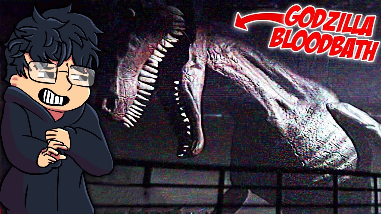 WE CAUGHT REAL LIFE BLOOD GODZILLA ON CAMERA !!