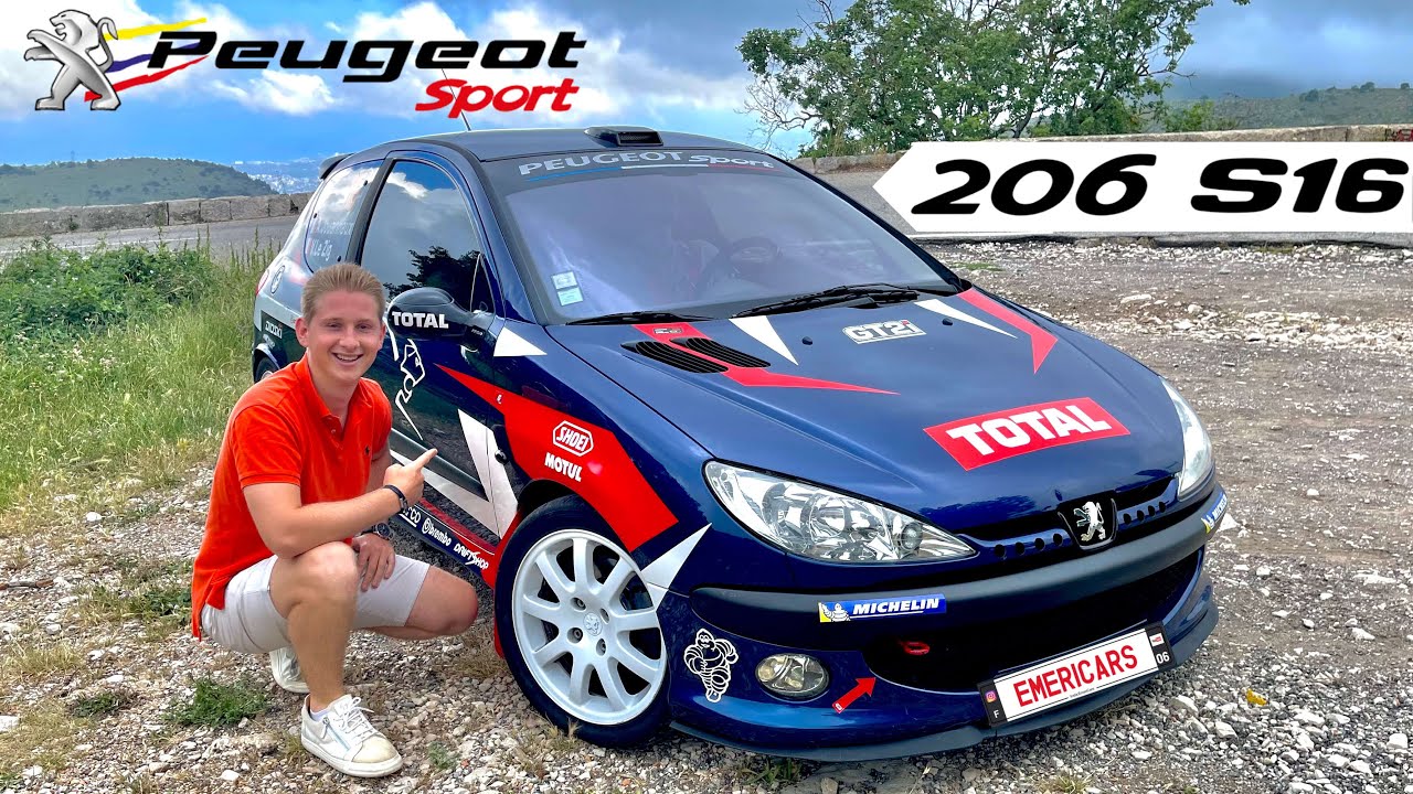 TRANSFORMATION PEUGEOT 206 S16 SOUND&ESSAI: ligne/ Kit esthétique😱