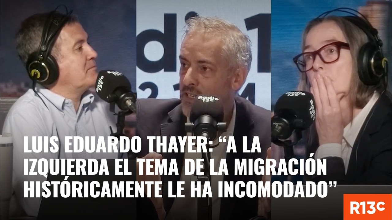 Luis Eduardo Thayer y migración: “A la izquierda el tema históricamente le ha incomodado”