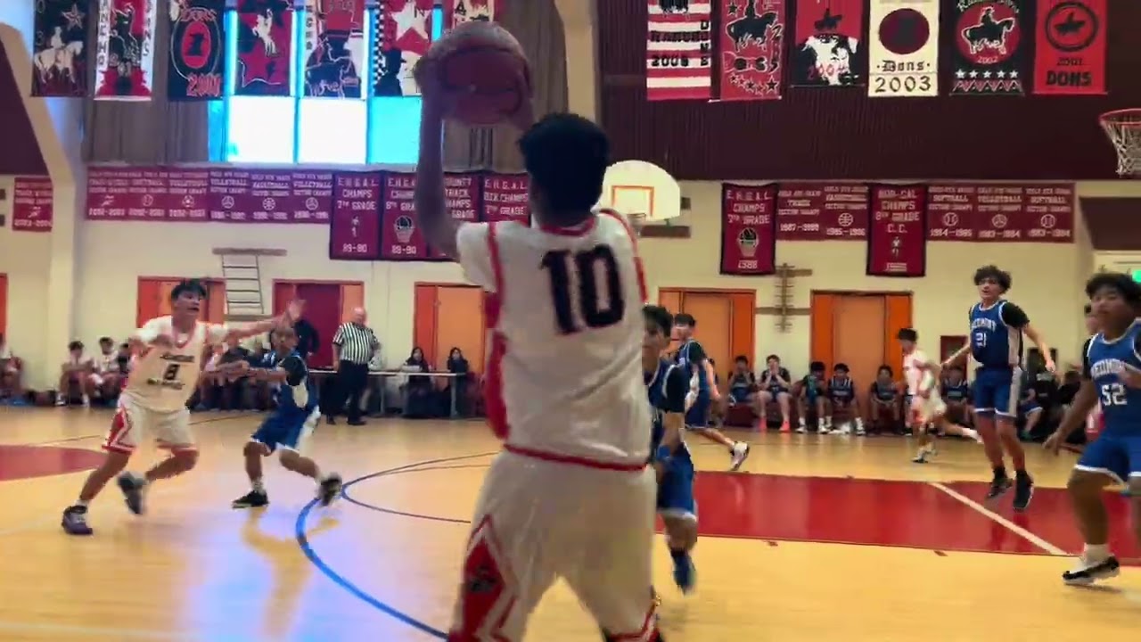 7th grade Piedmont Middle School-vs-Rancho Middle School 1/13/26.