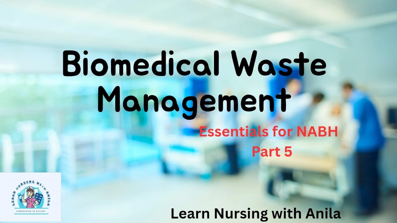 🗑️ Biomedical Waste Management Explained | Nursing & Hospital Training#nabh