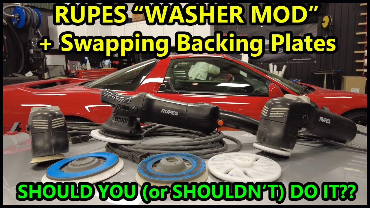 RUPES polishers - Why you SHOULD or SHOULD NOT change backing plates & 