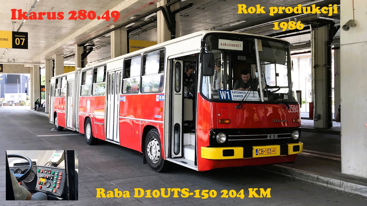 Ikarus 280, Śląskie Linie Turystyczne, linia W1: Zabrze Goethego – Katowice Sądowa, 29.06.2025