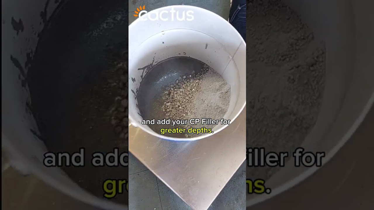 DRIVING over Cactus Pothole Repair Mortar... just 35mins after application.