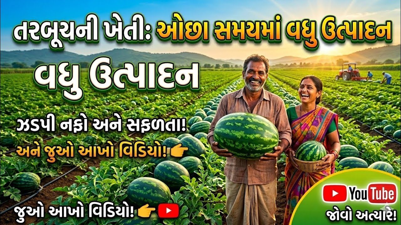 નફાકારક તરબૂચની ખેતી 