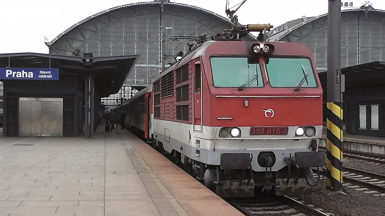 ZSSK 350.016 - EC 123 KOŠIČAN - Praha - 25.10.2014