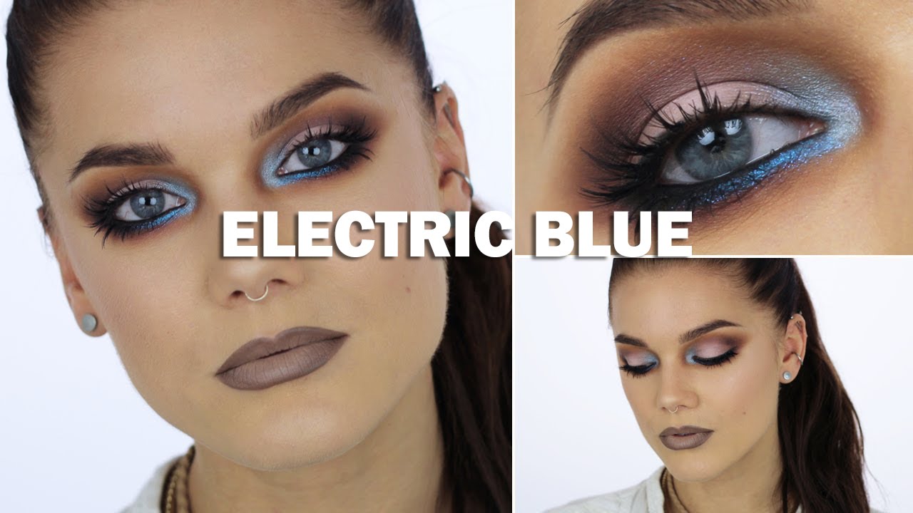 Electric Blue (with subs) - Linda Hallberg Makeup Tutorials
