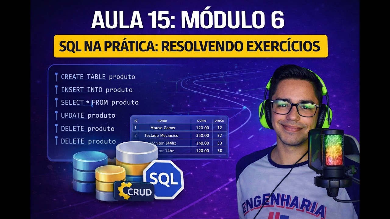 Aula 15 - 10 Exercícios práticos de SQL