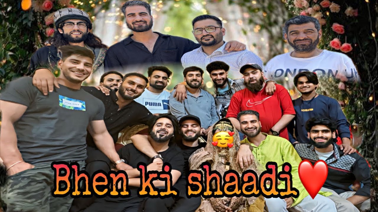 Bhen ki shaadi |kashmiri wedding | Yasir Dar | Emotional Moments😢 the umar waris wani baabar mudacer