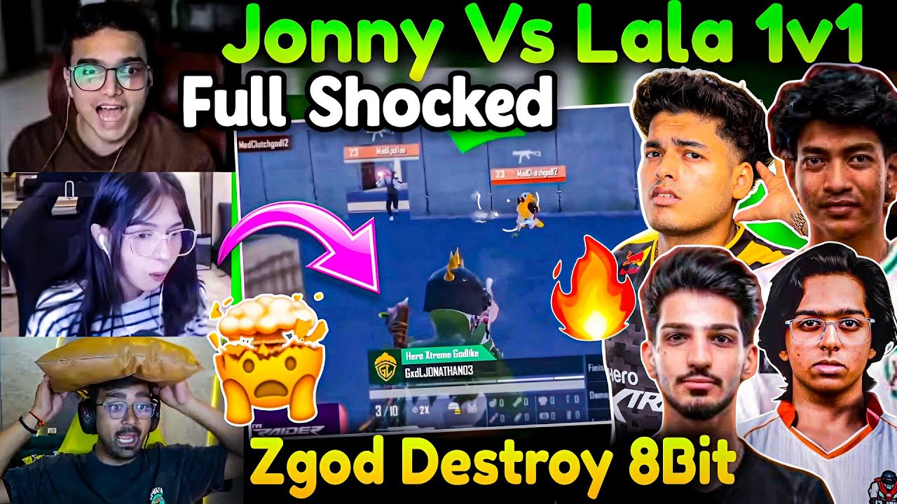 🇮🇳Jonathan vs Clutchgod 1v1🥵 Full Shocked🤯 ZGod vs Spower Destroy 8bit🔥 Old ZGod Is Back