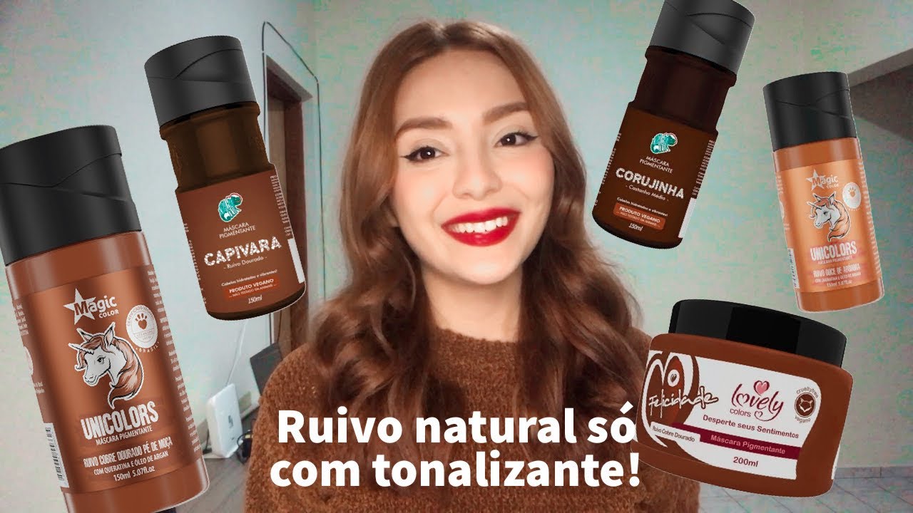 COMO DEIXAR O RUIVO MAIS NATURAL SÓ COM TONALIZANTE ✨