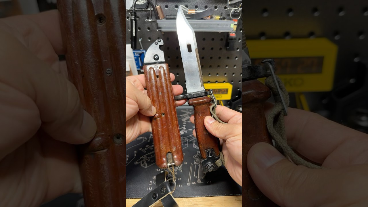 Russian AK-47/74 Tula Bakelite Bayonet 😱