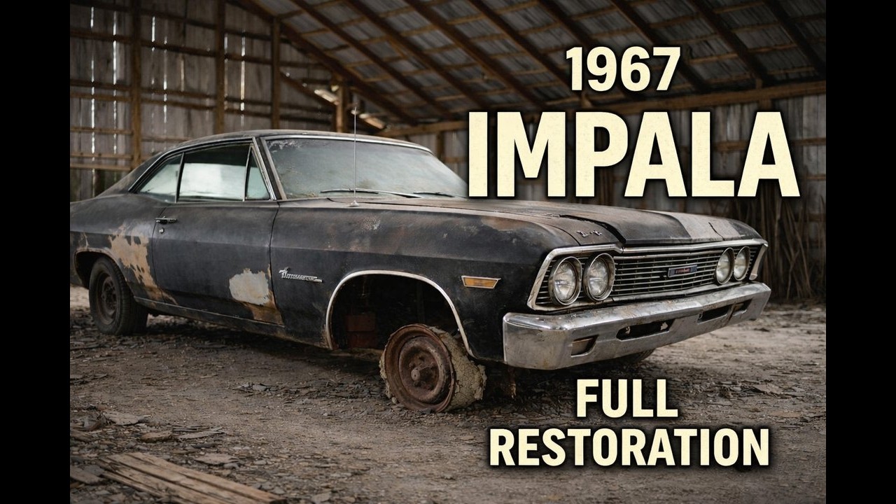1967 Chevrolet Impala Restoration ASMR | Resurrection of American Iron