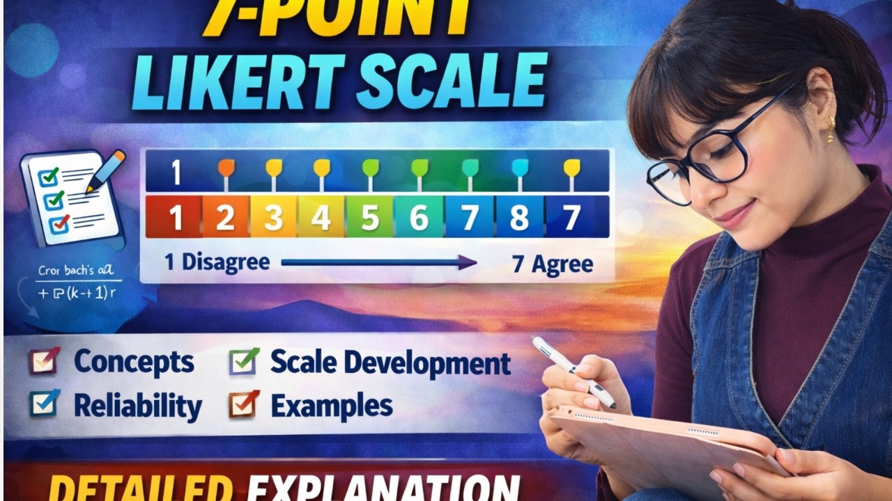 7-Point Likert Scale and Scale Development in Research Methodology
