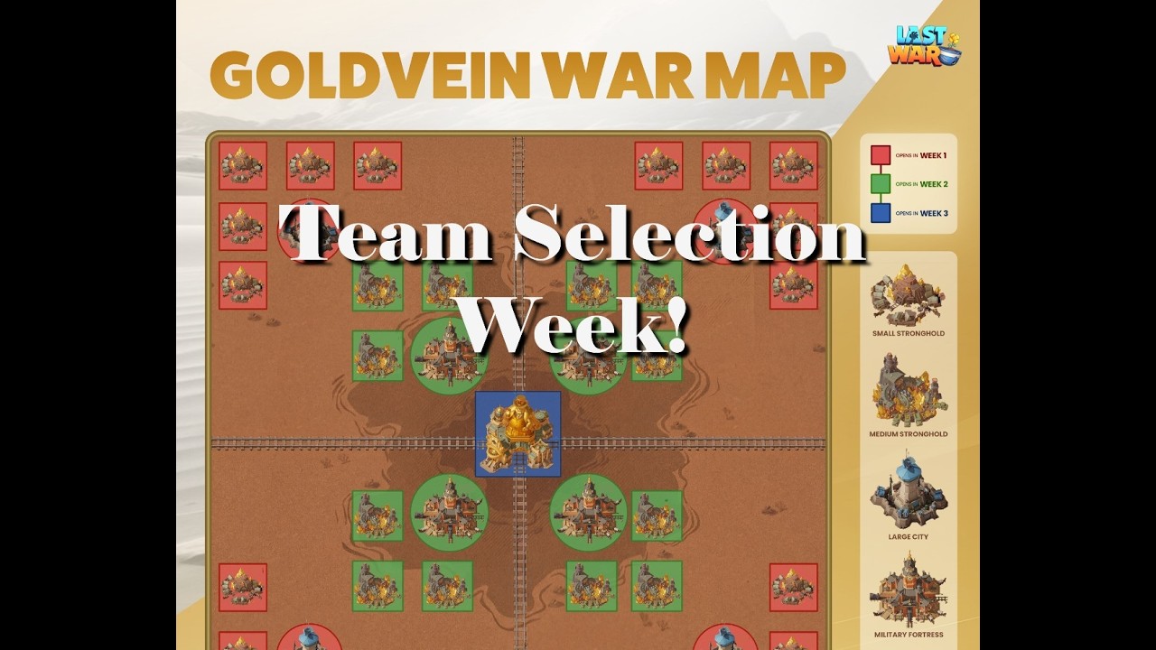 3V5 Goldvein War Team Selection Starts!