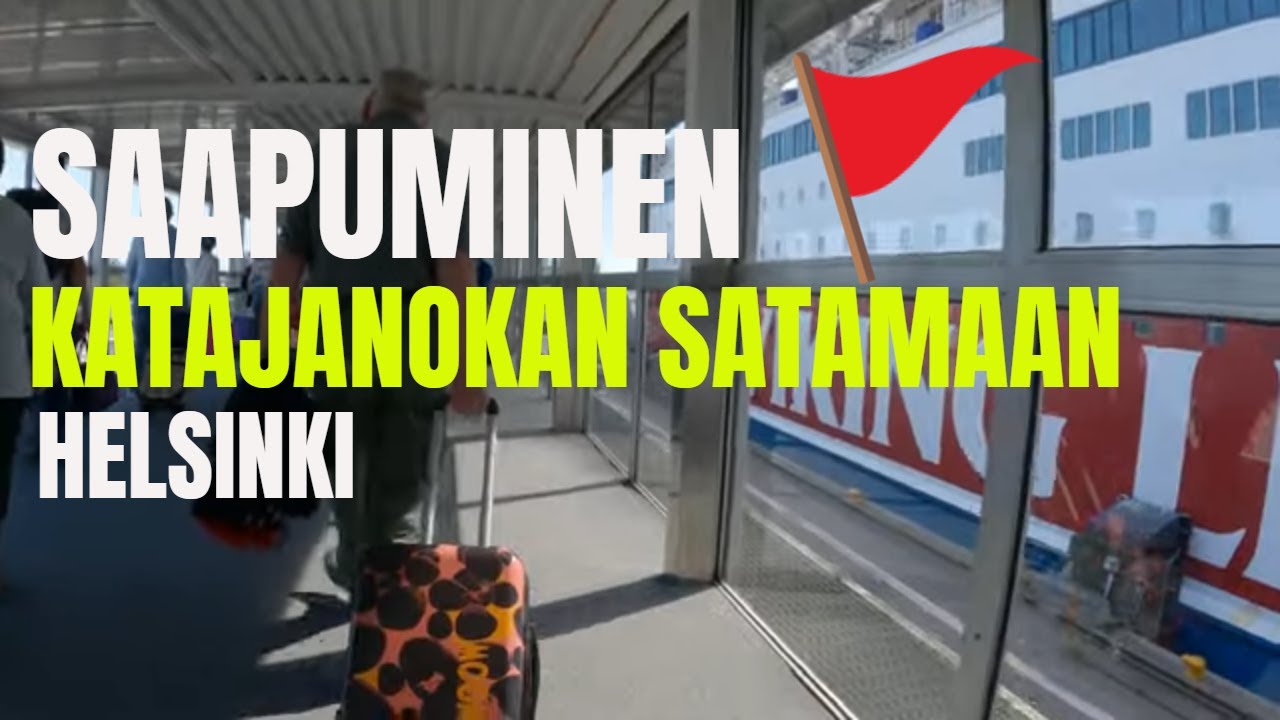 Arriving port of 🇫🇮 Helsinki Finland Saapuminen Katajanokalle
