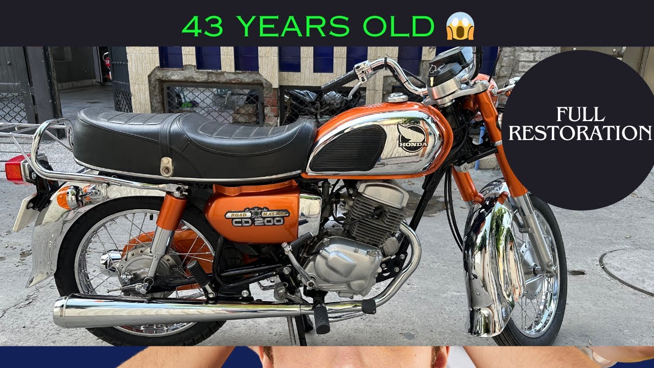 Reviving the Classic: Restoring a 1980 Honda CD200 Roadmaster Motorcycle