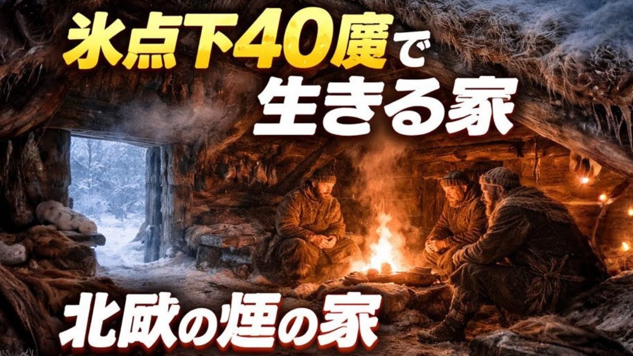 氷点下40度の冬を生き抜くために──スカンディナビアの人々が築いた「煙の家」