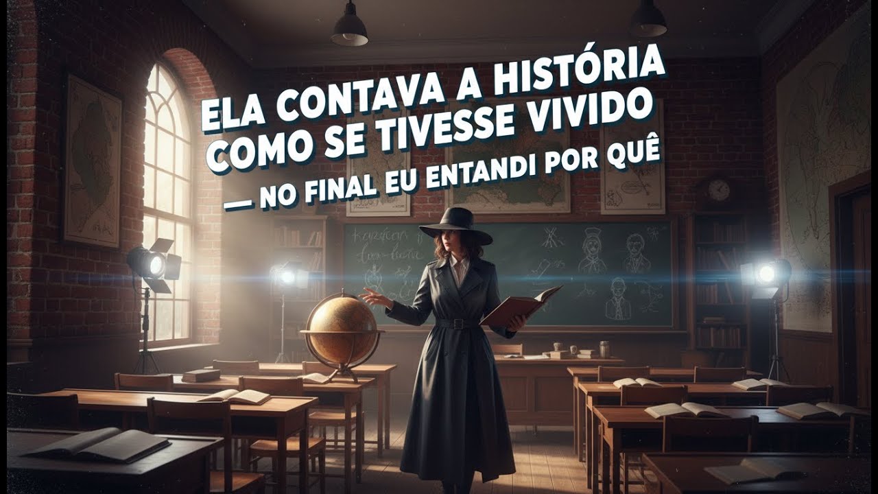 ELA CONTAVA A HISTÓRIA COMO SE TIVESSE VIVIDO — NO FINAL EU ENTENDI POR QUÊ