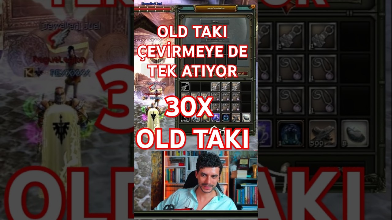 OLD TAKI &Ccedil;EVİRMEDE TEK ATIYOR | Knight Online #knightonline #knightonlineitembasma
