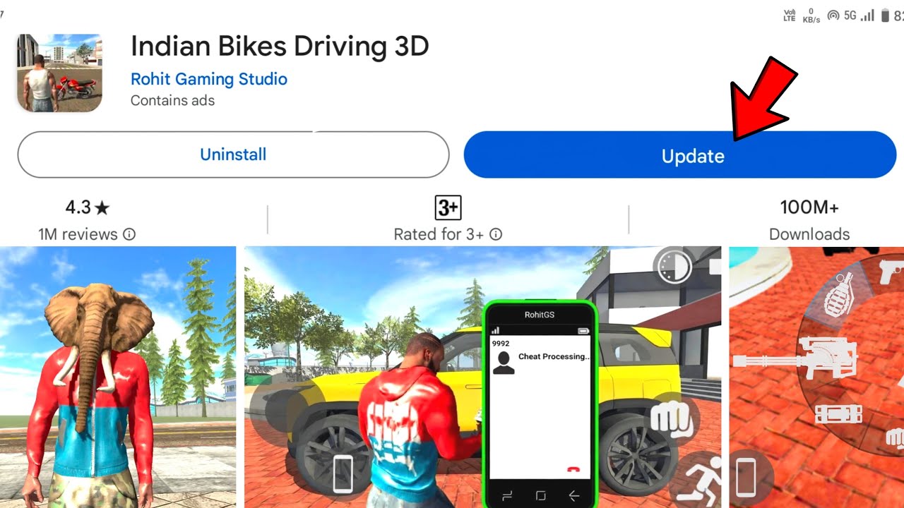 NEW UPDATE ALL CHEAT CODE 2026 in Indian Bike Driving 3D |  Animal Mask CHEAT CODE 🤑🔥IGS GAMER 