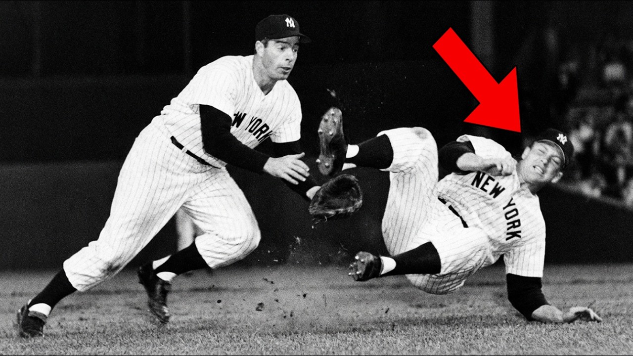 Joe DiMaggio's FIRST words to Mickey Mantle after 98 games of silence left 65,000 fans in TEARS