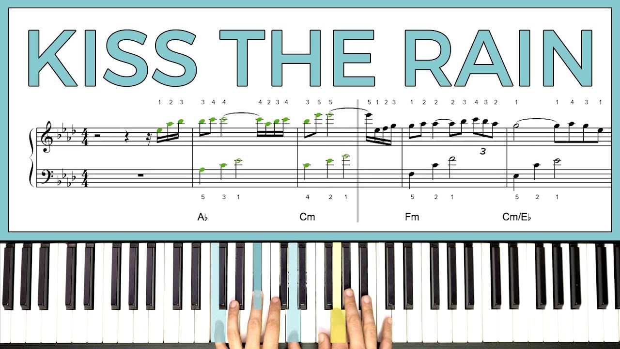 How to play 'Kiss The Rain' by Yiruma on the piano -- Playground Sessions