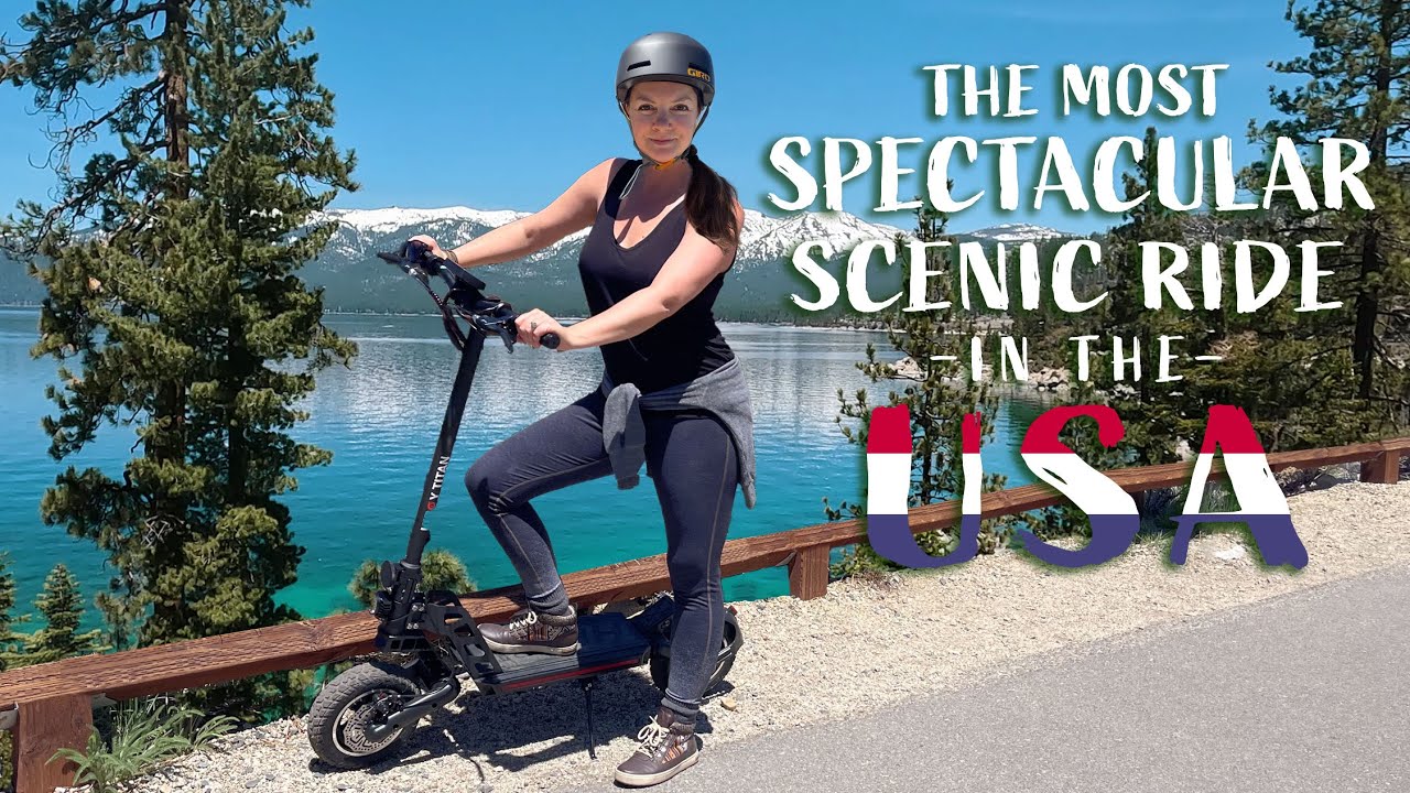 Spectacular Lake Tahoe's East Shore Trail | Scenic Bike Path / Hiboy TITAN Electric Scooter - S05E33