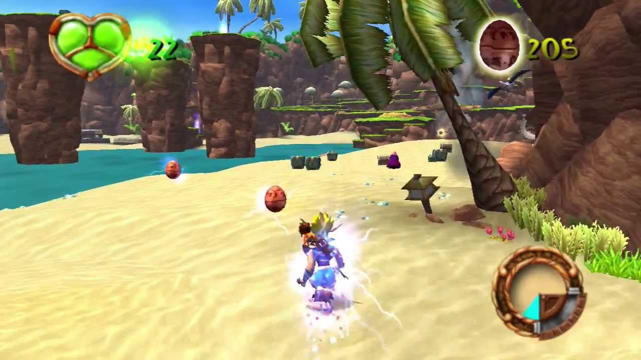 Jak and Daxter The Precursor Legacy : Spiaggia Delle Sentinelle Walkthrough 100% HD ITA