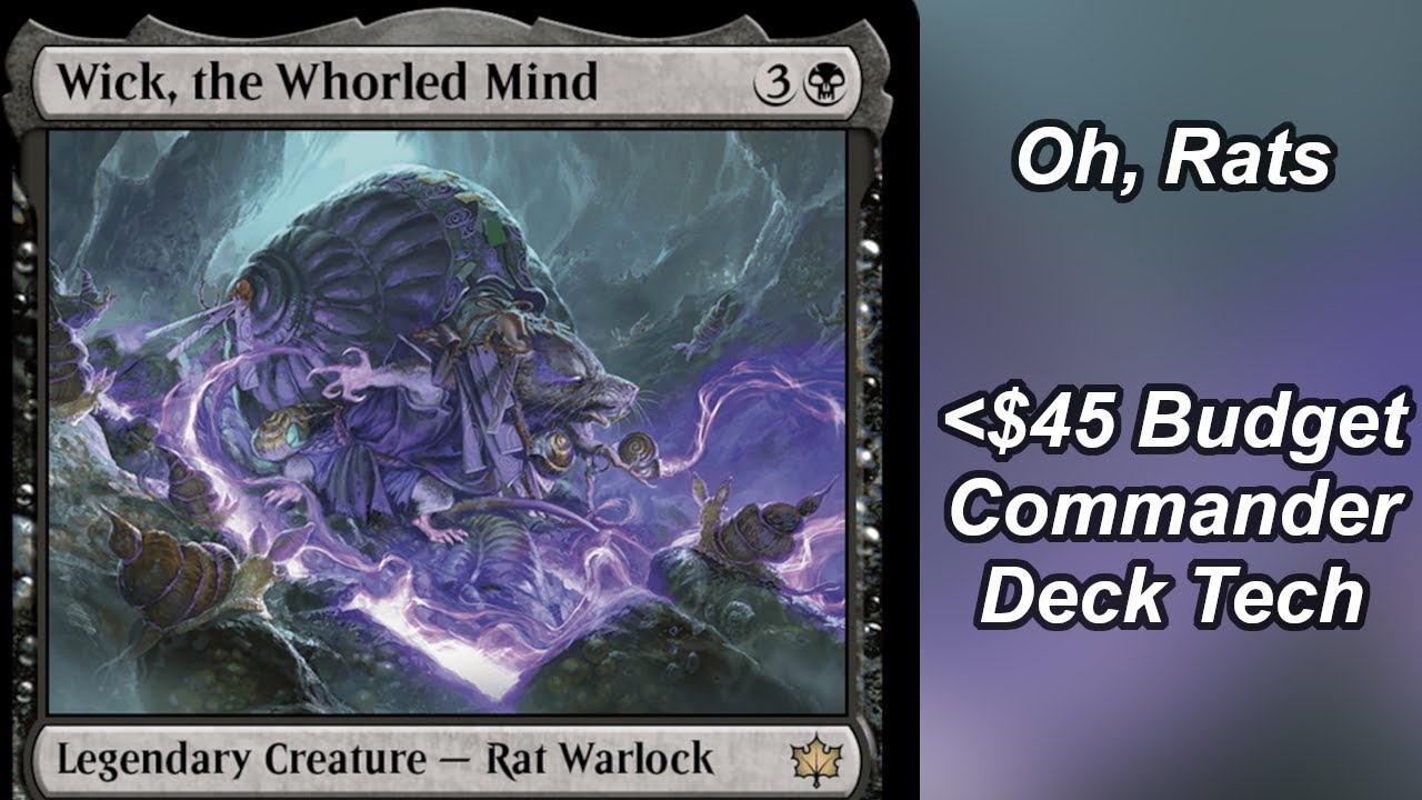 043 Wick, the Whorled Mind Budget Commander Deck Tech | MTG