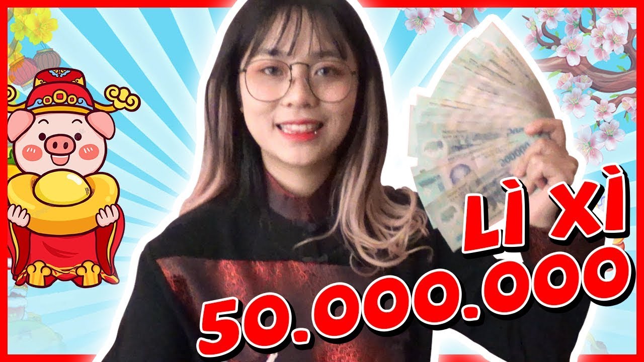Misthy dùng chừng này tiền để lì xì dịp tết || MISTHY - TẾT 2019