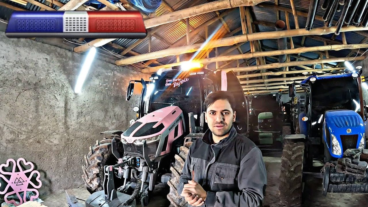 2si Bir Arada !! Traktöre Çakar Siren Takıyorum//Yok Böyle Tepe lambası !! @zerelektronik45