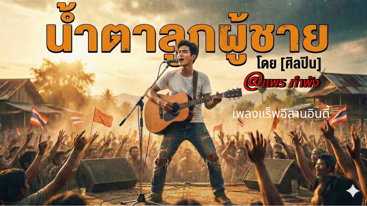 เพลงน้ำตาลูกผู้ชาย(￼ เพลงแร็พลูกทุ่งอีสานอินดี้)