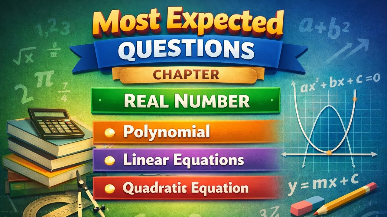 Most important questions l class 10th l Board exams l 17 th feb 