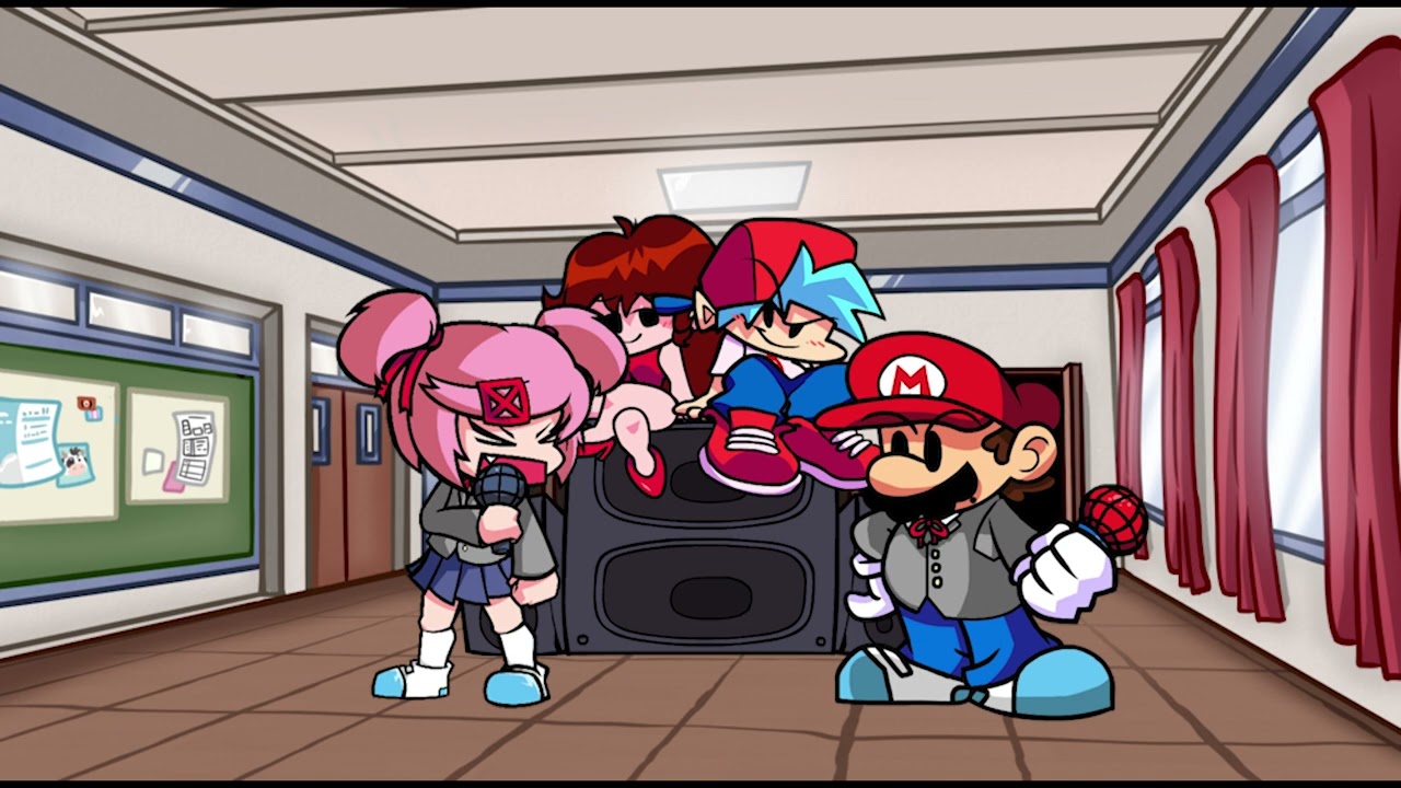 Kawaii! (Baka! but Natsuki and Mario Sings it)