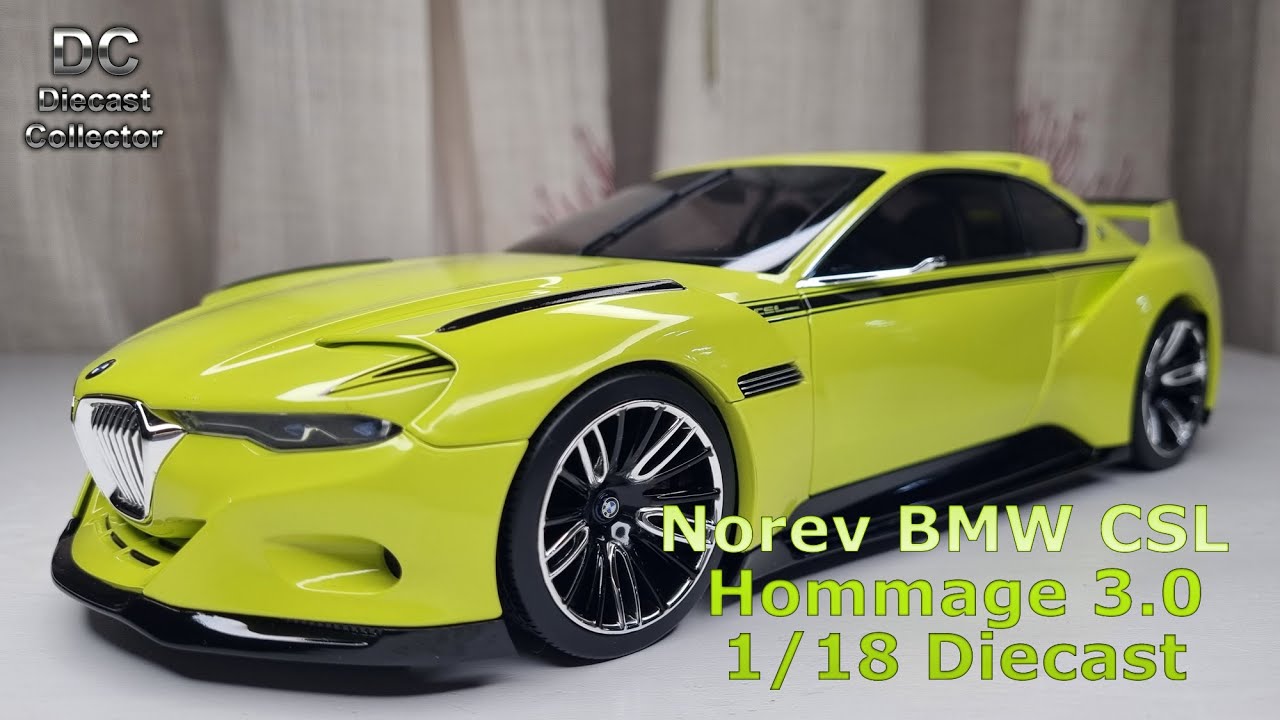 Norev - BMW 3.0 CSL Hommage Concept - 1/18 Diecast - In Depth Review
