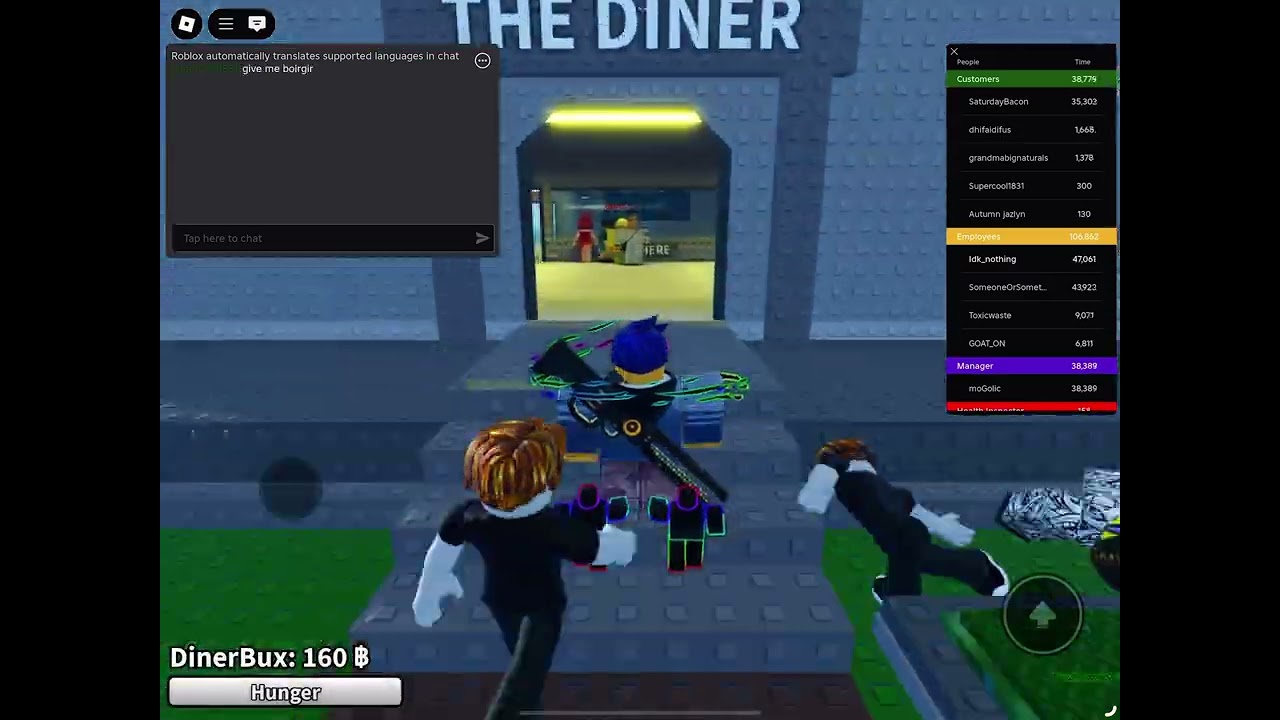 Getting R.O in the diner