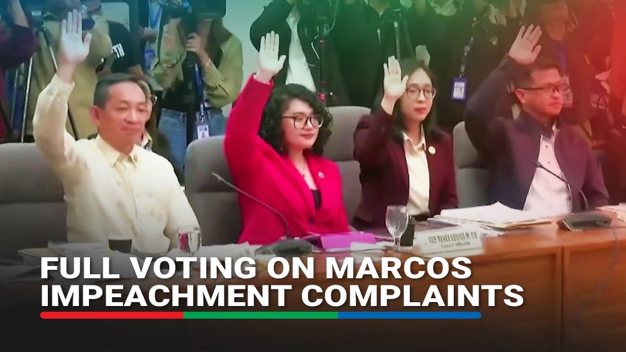 ICYMI: Moment House panel junked both Marcos impeach complaints | ABS-CBN News