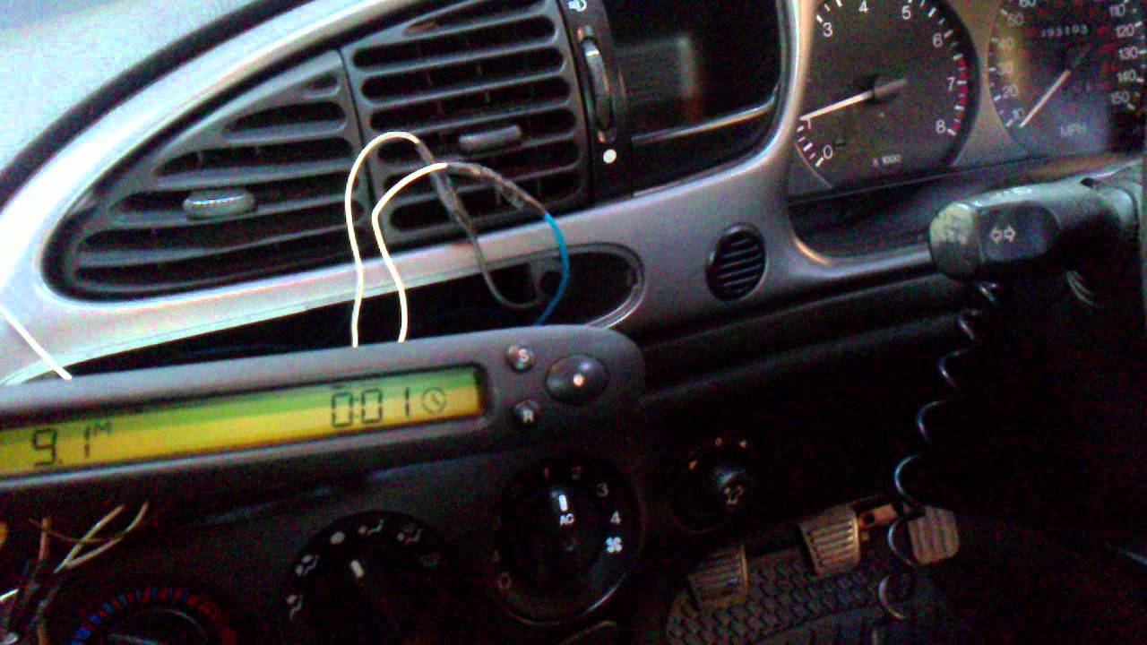 Ford Mondeo MK2 Installing a Trip Computer Part 2