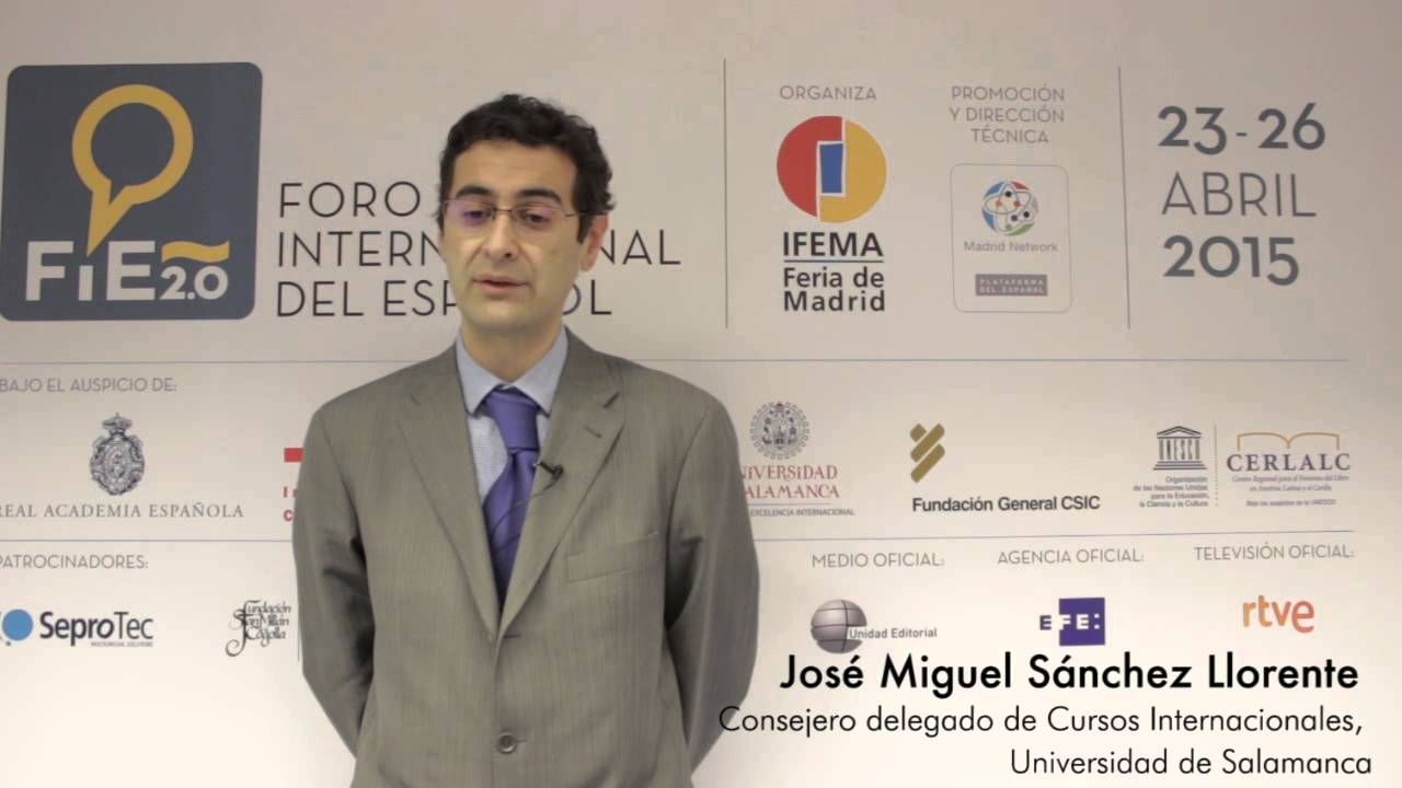 José Miguel Sánchez | Consejero Delegado de Cursos Internacionales Universidad de Salamanca