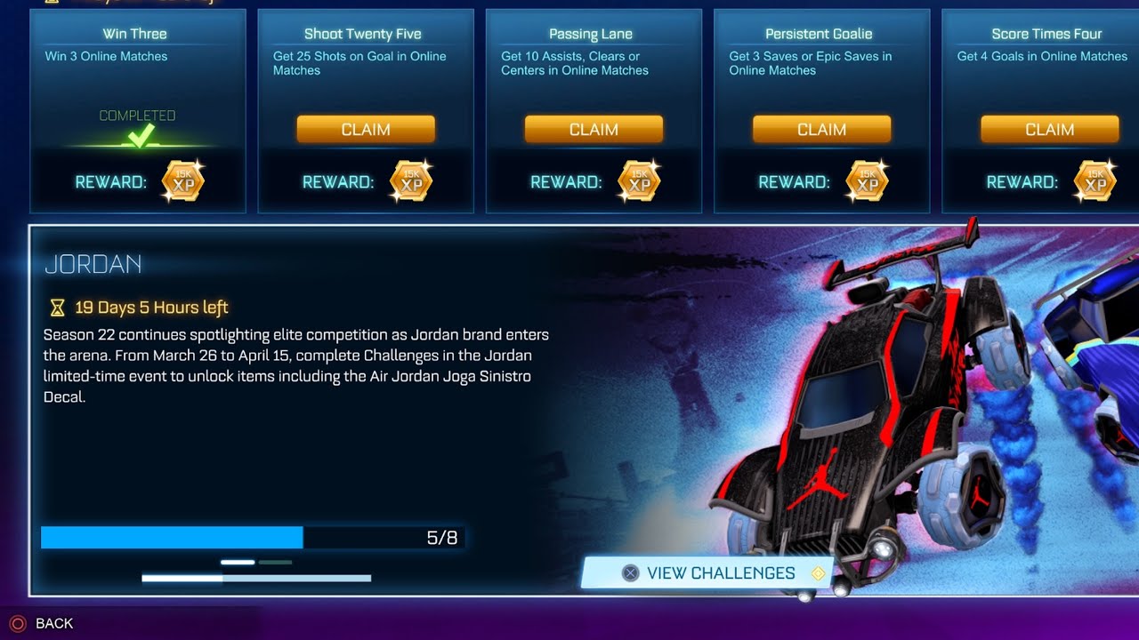 Rocket League X Jordan Quests Rewards (Air Jordan) (Nike)