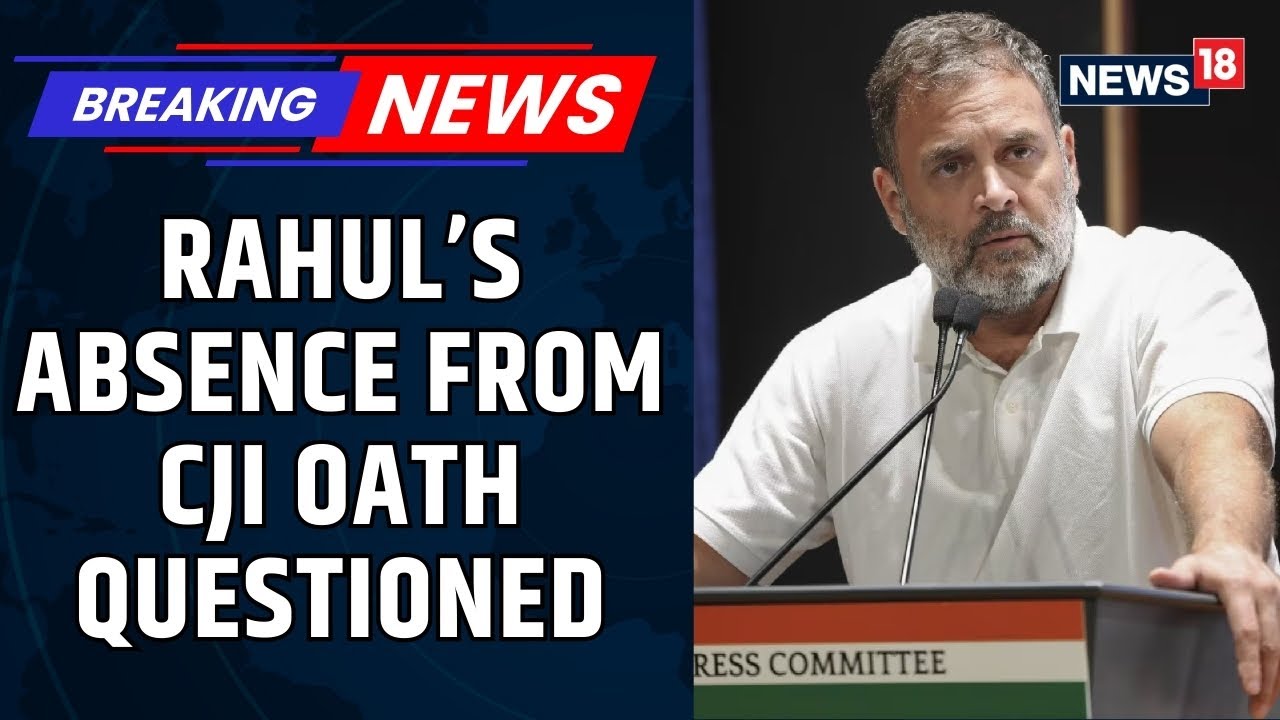 Jungle Safari Or Foreign Tour: BJP Taunts Congress As Rahul Gandhi Skips CJI&rsquo;s Oath-Taking | News18