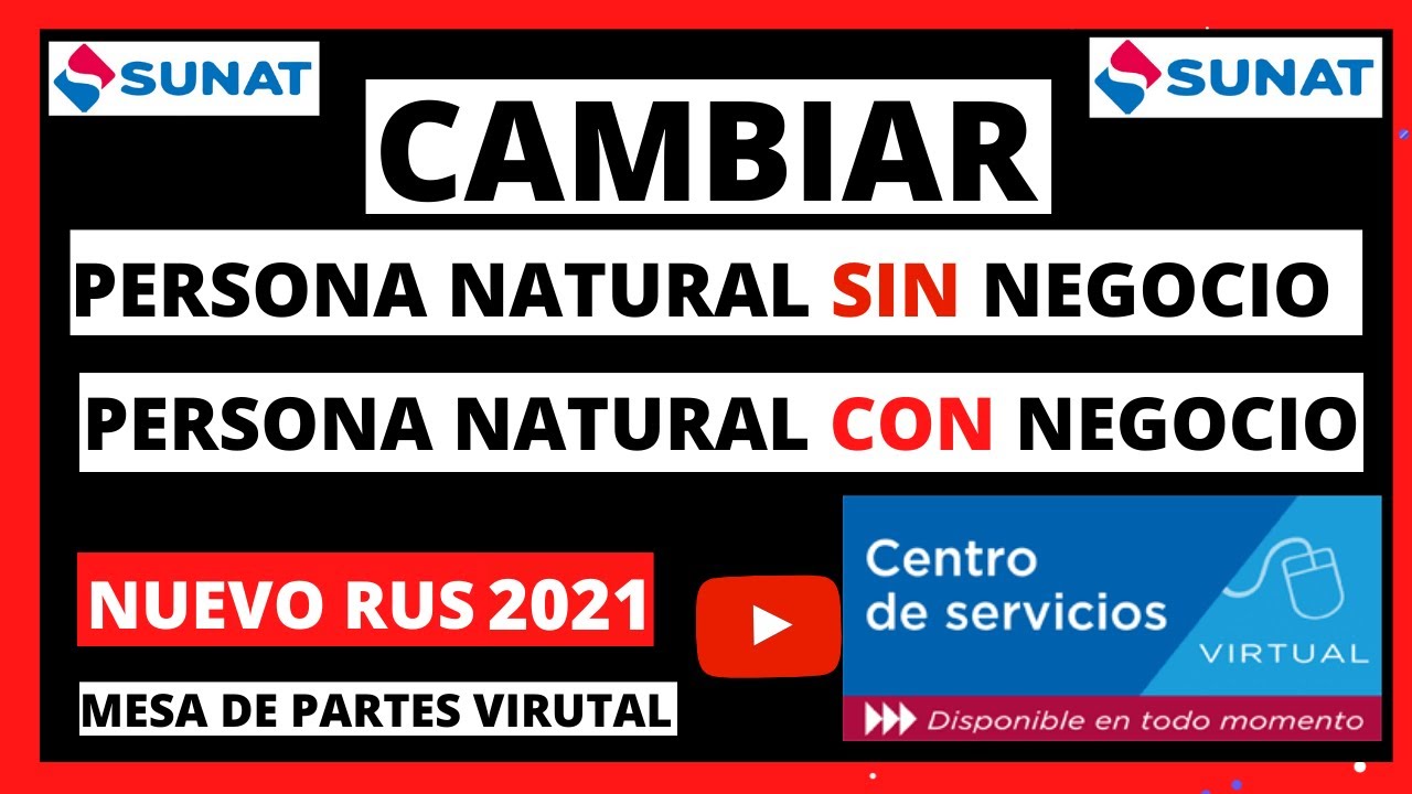 ⭐️ COMO ACTIVAR NUEVO RUS Para PERSONA NATURAL con NEGOCIO 💥 RENTA DE 3RA CATEGORIA NUEVO RUS 2022 💻