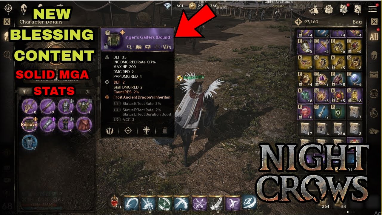 NIGHT CROWS - NEW BLESSING CONTENT 