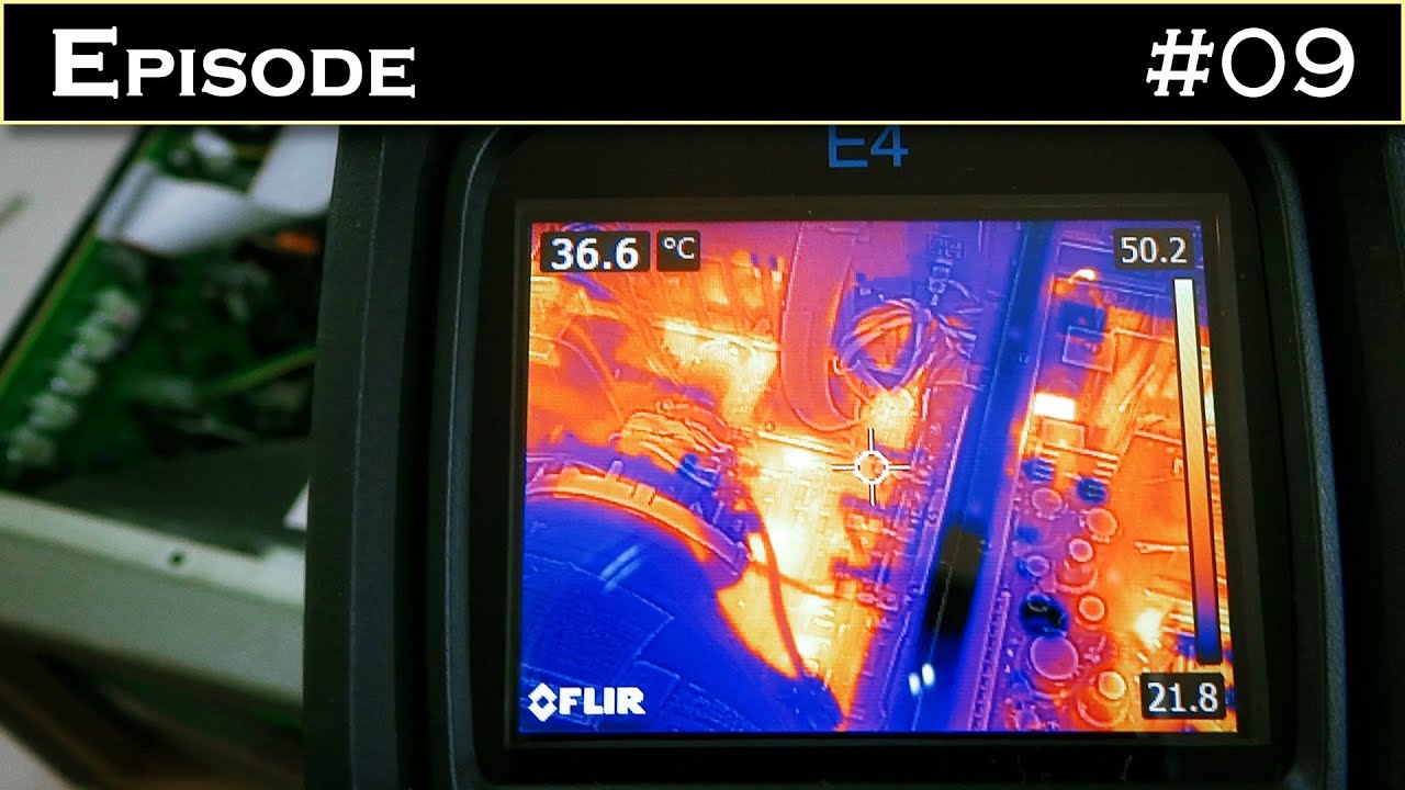 Usage d'une caméra thermique en réparation électronique