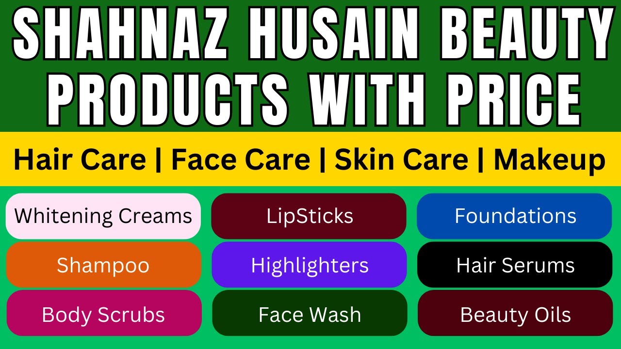 Shahnaz Husain Beauty Products With Price 2024 | Hair Products, Skin Products, Body Care & Makeup,