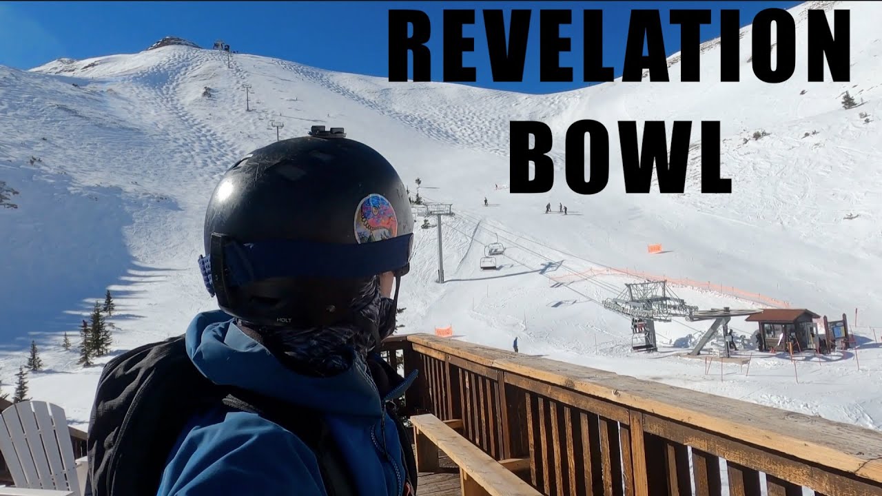Snowboarding Telluride Ski Resort Revelation Bowl top to bottom January 2022 current conditions BEST