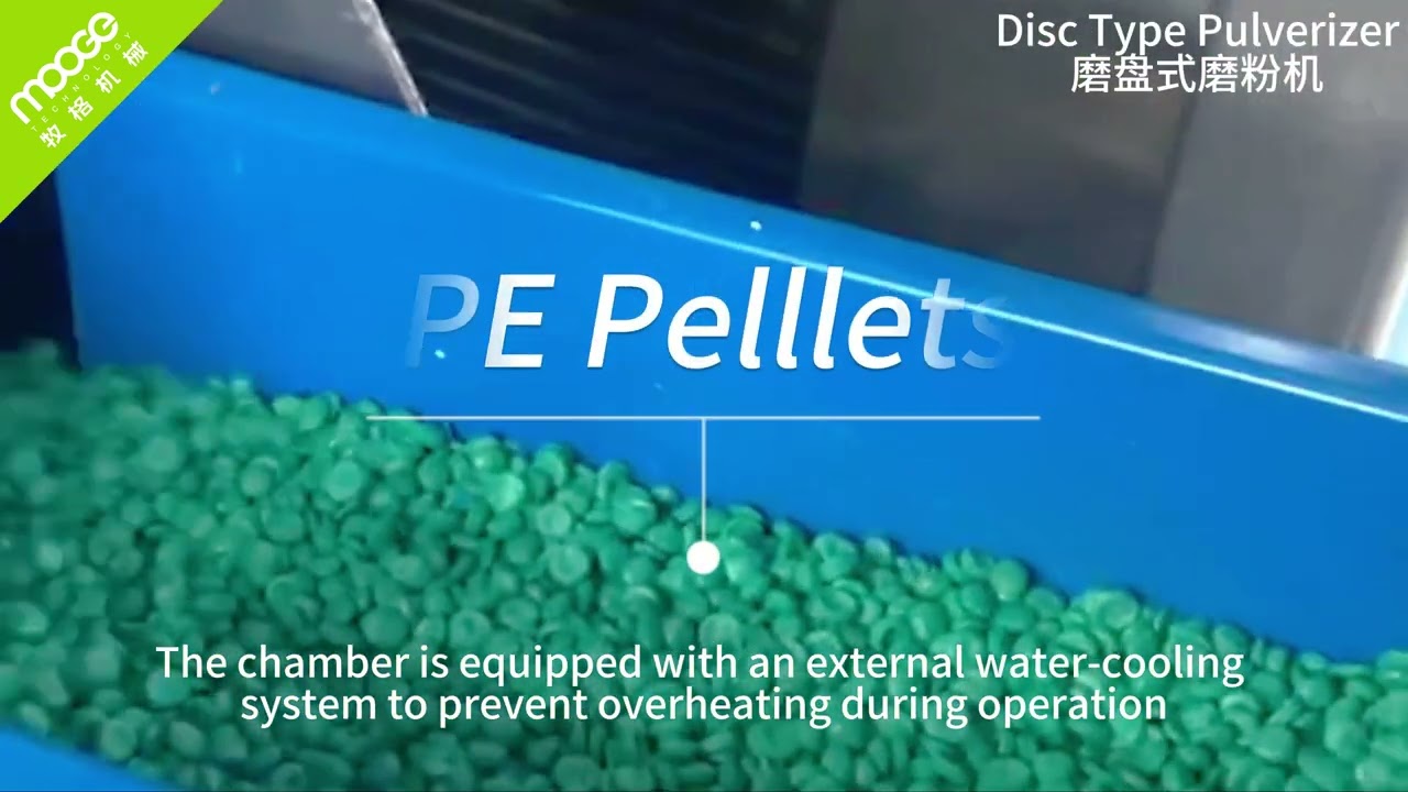 plastic pulverizer machine test run video