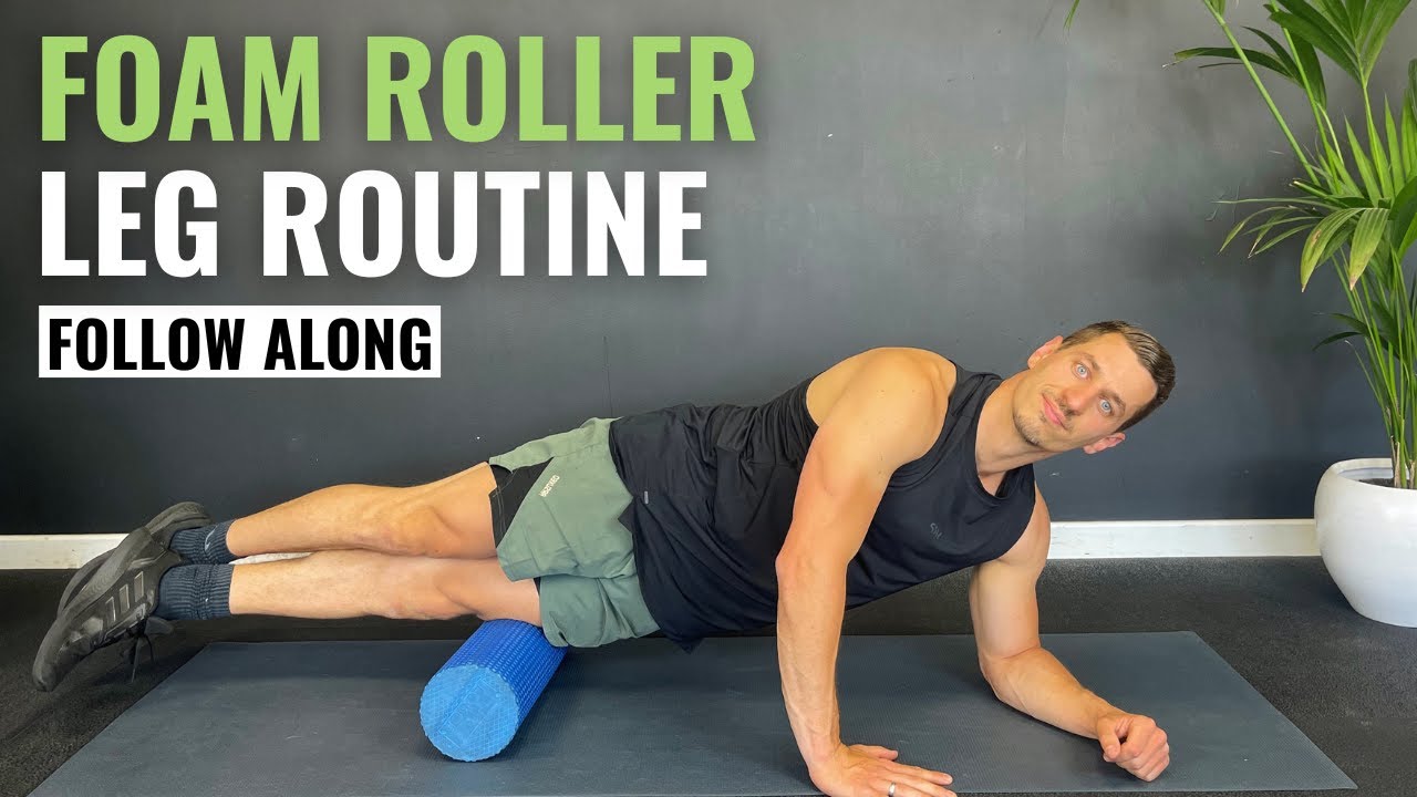 10 Min FOAM ROLLER LEG ROUTINE |  Lower Body Release | Follow Along